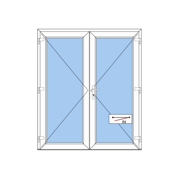 Ideal NEO - Double Door 1800x2100